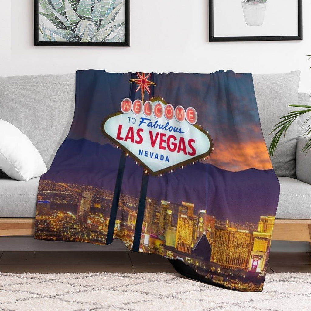 Las Vegas All-season Throw Blanket