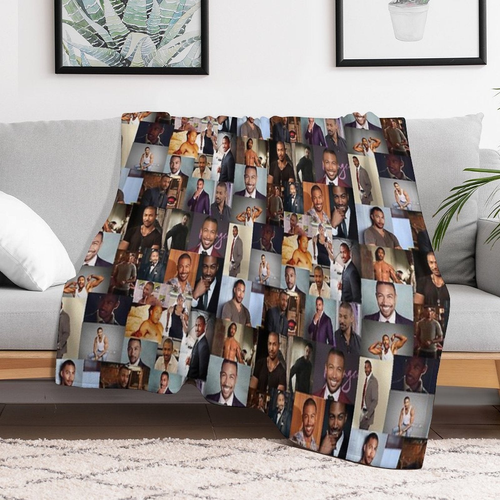 Charles Michael Davis Anti-pilling Throw Blanket