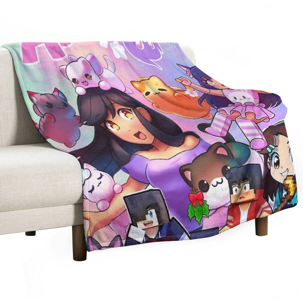 Aphmau Art Poster Classic Poster Wrinkle-free Throw Blanket