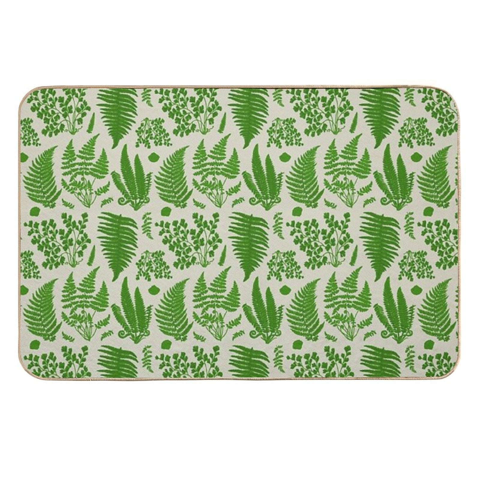 Vintage Fern Botanical  Long-Lasting Bath Mat