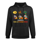 Panda Halloween Christmas Happy Hallothanksmas Panda Relaxed Fit Hoodie