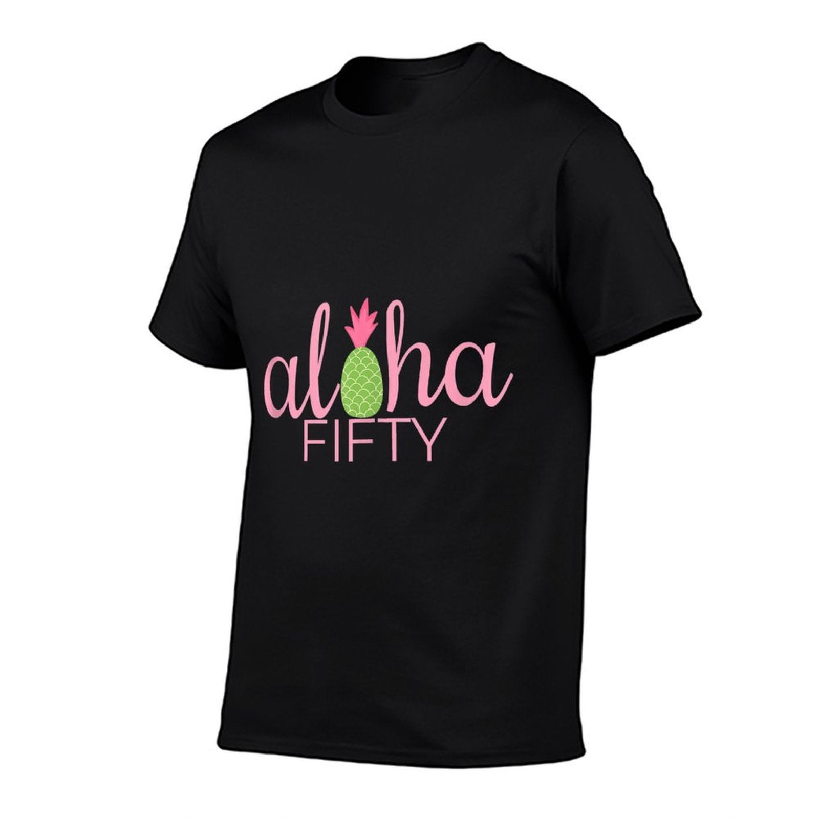 50th Birthday Aloha Beach Tropical Vacation Party Funny Gift  Slim-fit Cut T-Shirt
