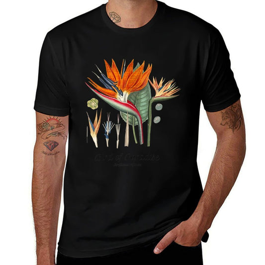 Womens Bird of Paradise Botanical, Tropical Plants  Classic T-Shirt