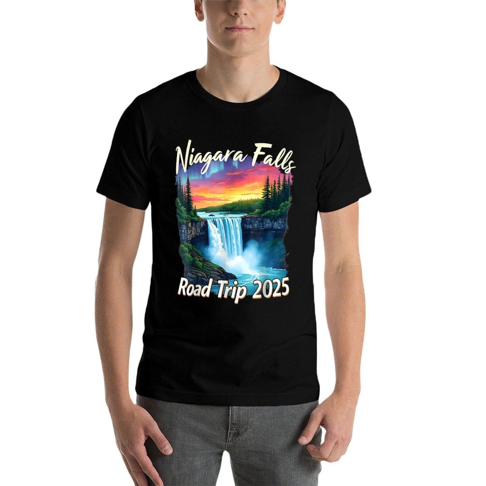Niagara Falls Road Trip Family Vacation Trip Men Woman T  Graphic-printed T-Shirt
