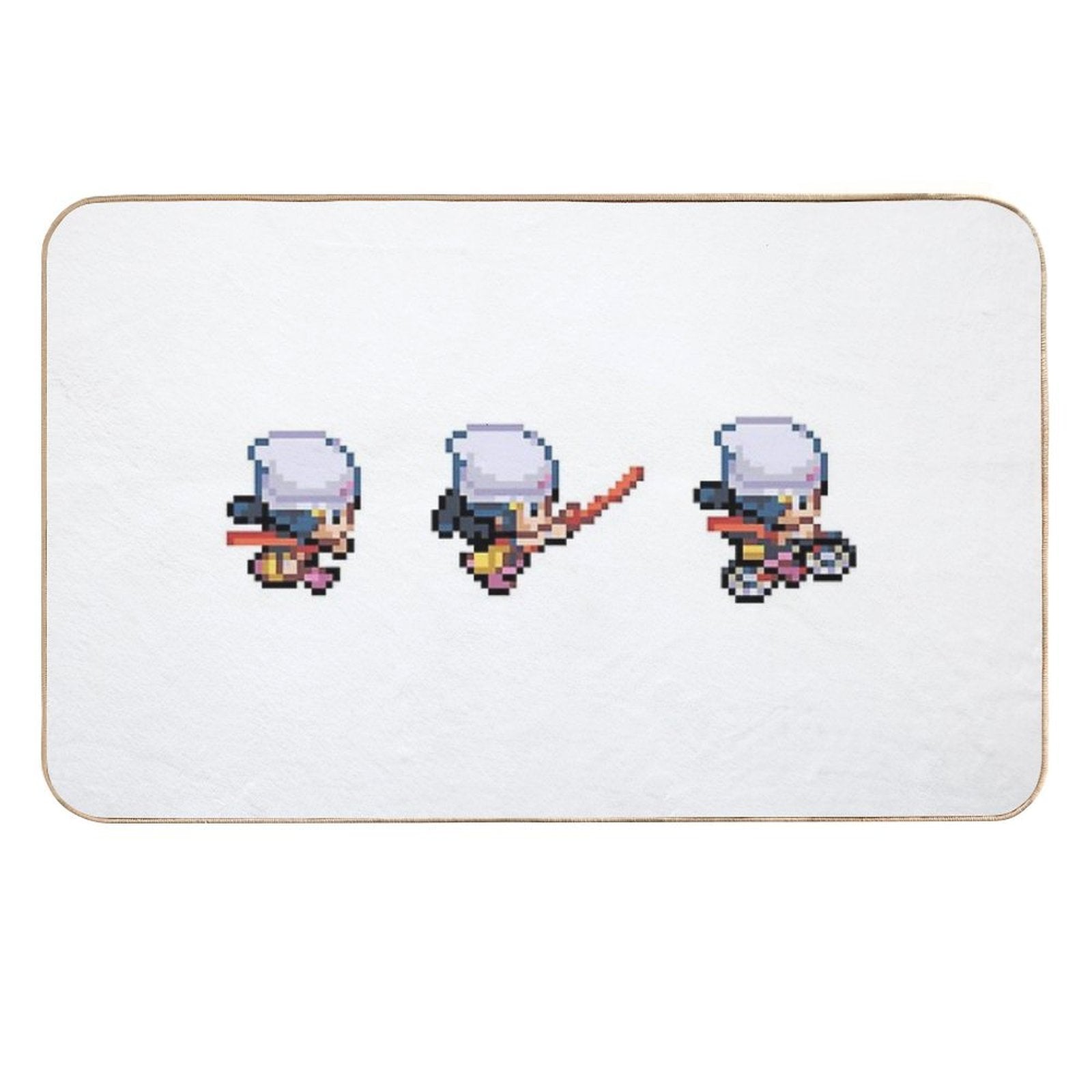 Dawn 3 Pixel Sprites  Absorbent Bath Mat