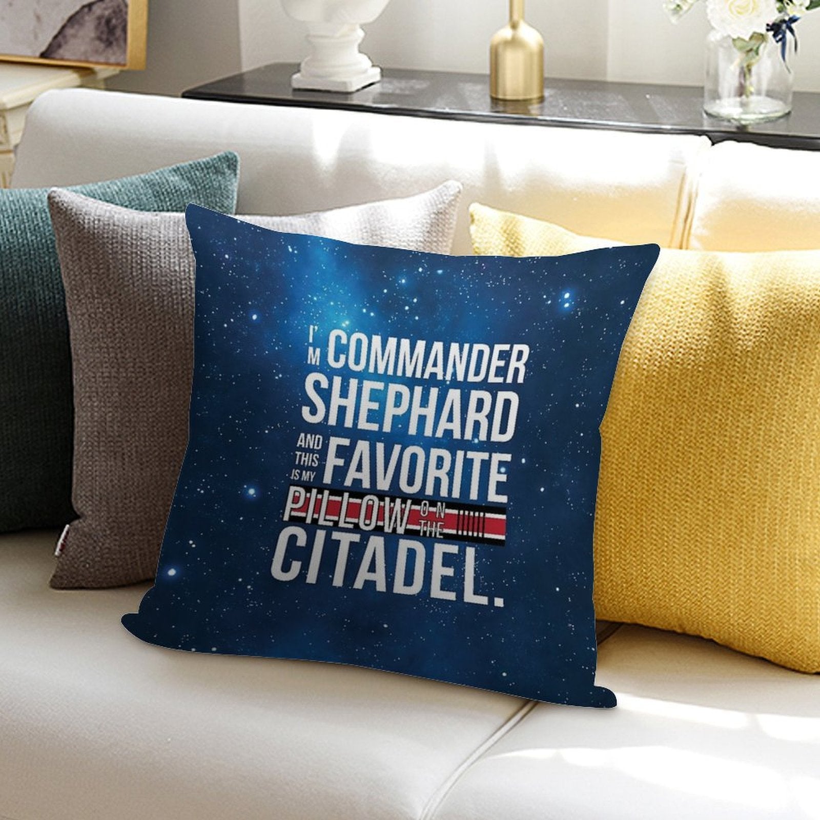 Favorite on The Citadel Soft Style Accent Throw Pillow