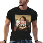 Aesthetic La Gioconda Mona Lisa E-Girl Pop Culture  Quick-drying T-Shirt