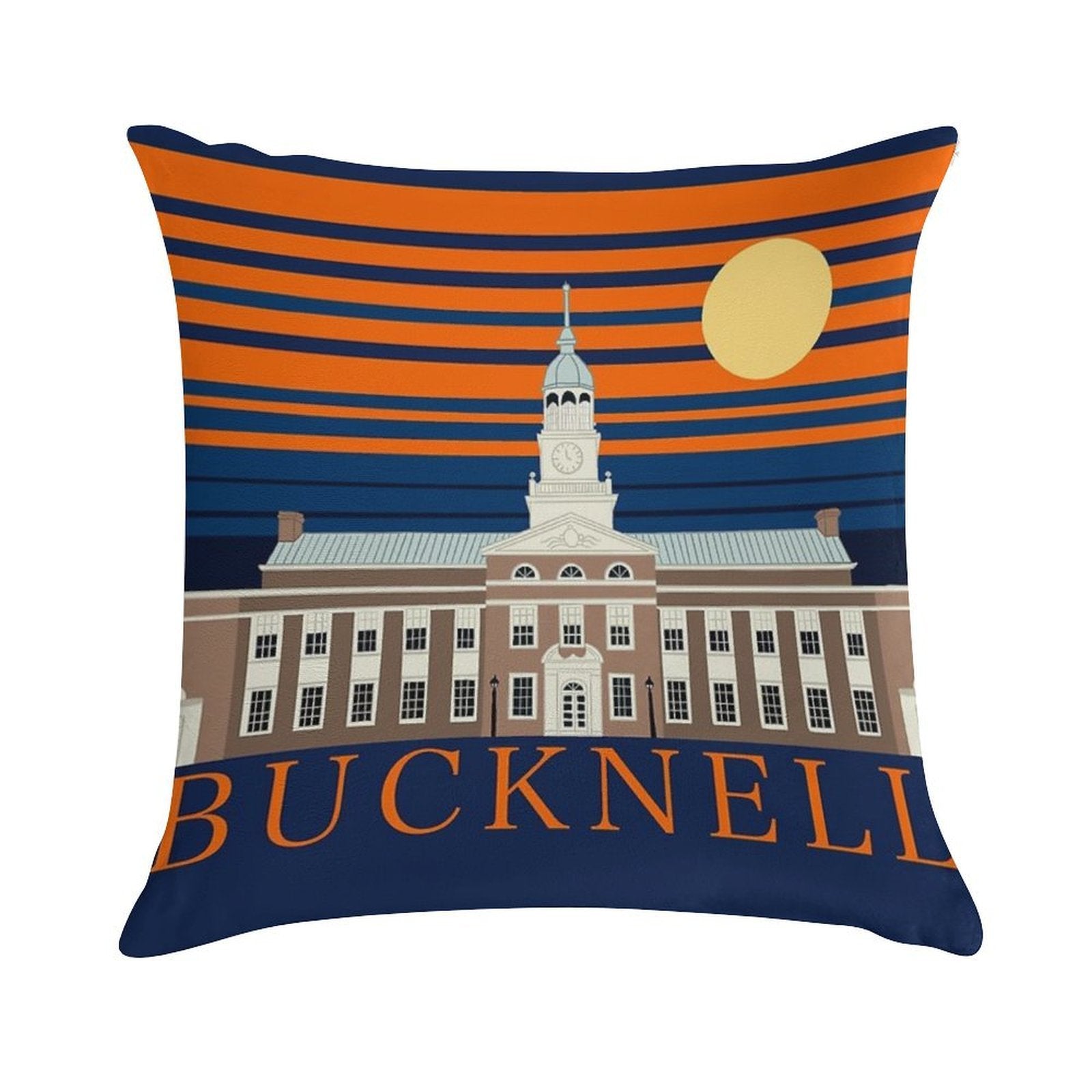 Bucknell Sunset Soft Washable Throw Pillow