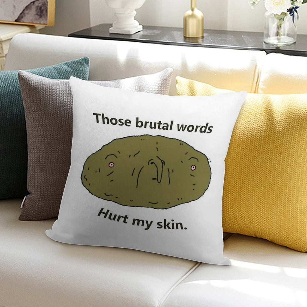 Big Lez Clarence Face Soft Easy Maintenance Throw Pillow