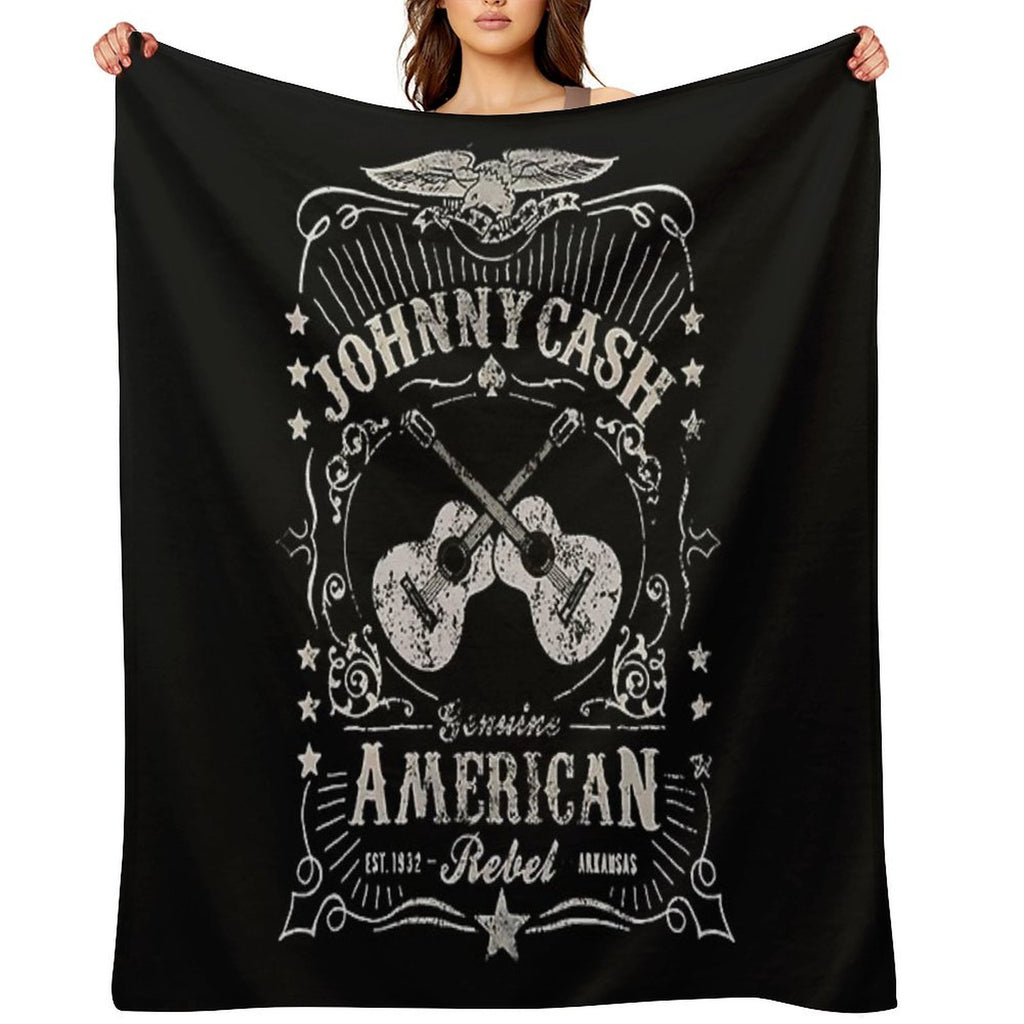 Johnny Cash - Genuine American Rebel Multi-functional Throw Blanket