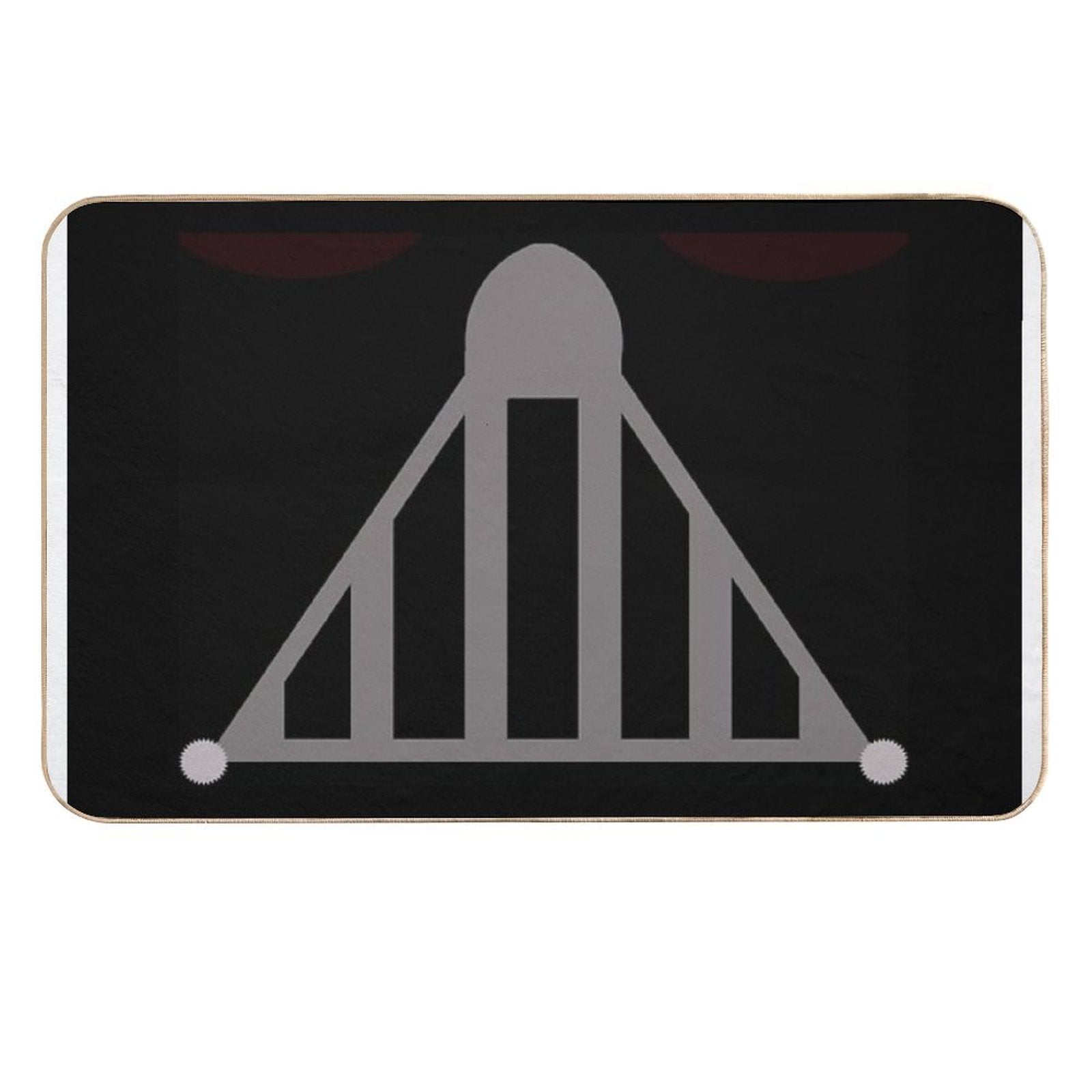 Black  Easy To Clean Bath Mat