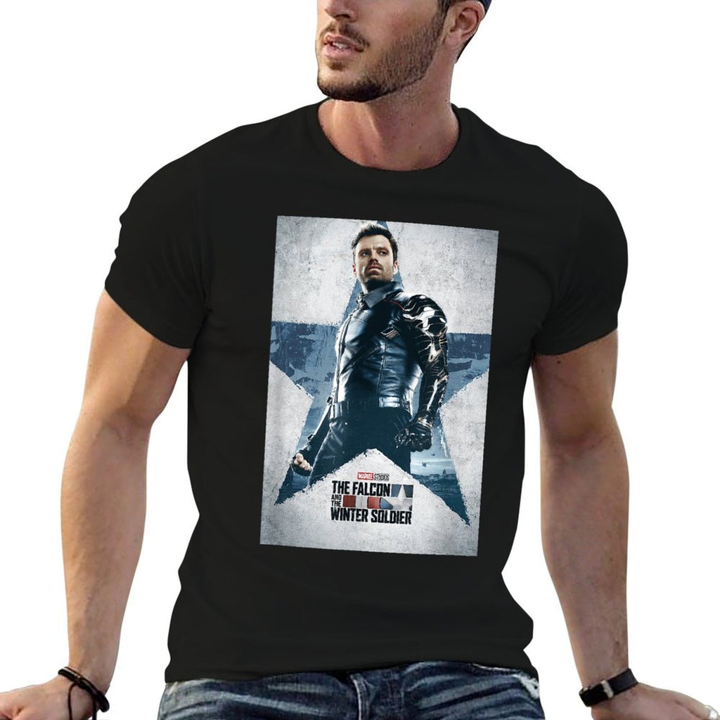 Marvel The Falcon And The Winter Soldier Bucky Barnes Poster  Moisture-wicking T-Shirt