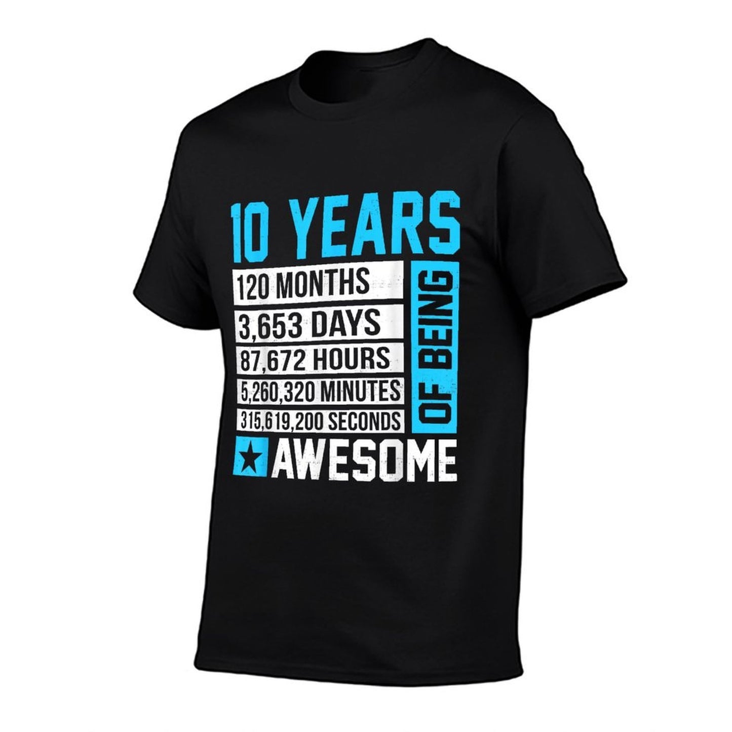 10th Birthday 10 Years of Being Awesome  Breathable T-Shirt