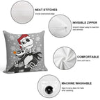 Jack Skellington - Nightmare Before Christmas Soft Anti-Pilling Throw Pillow