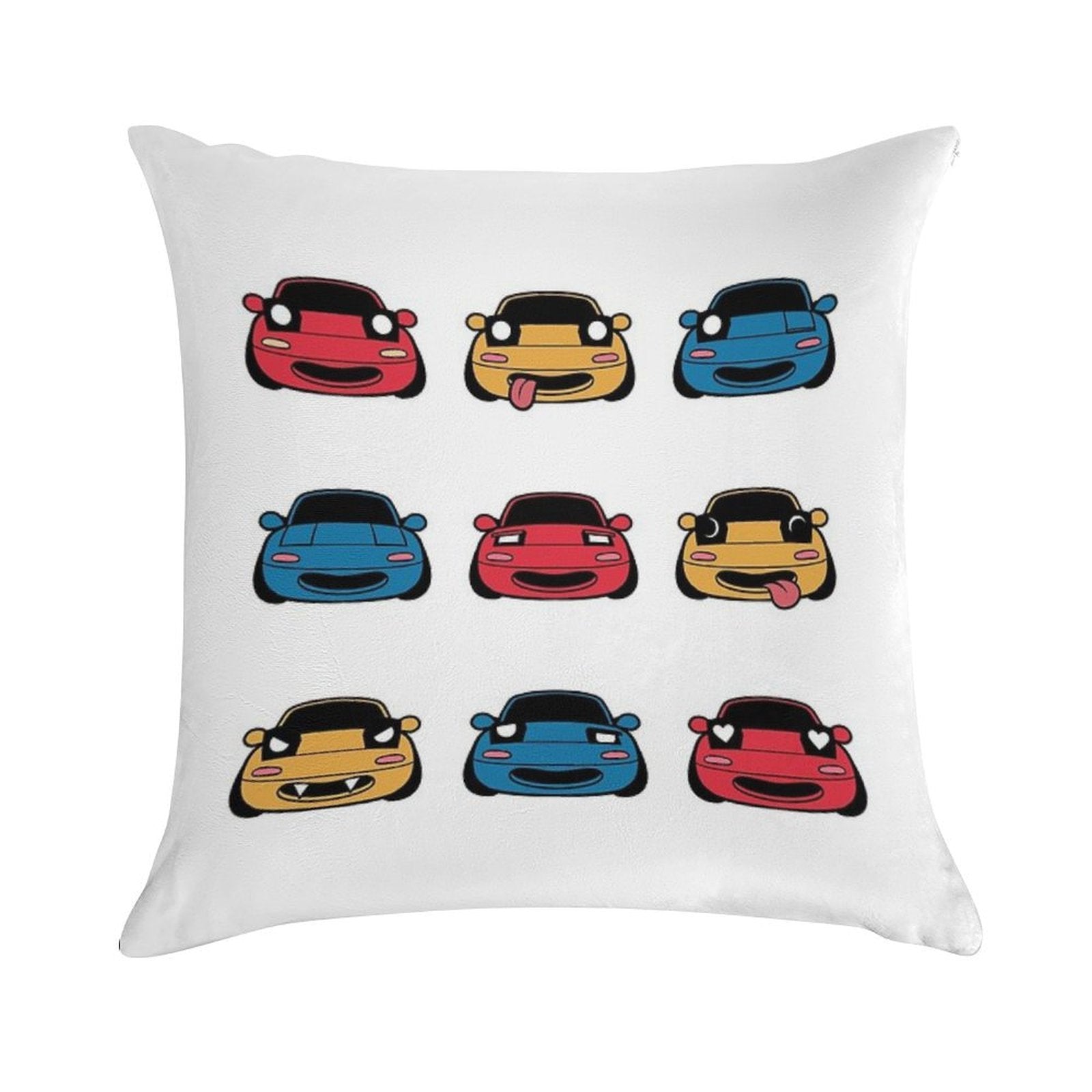 MANY FACES OF MIATA Soft Home Decor Throw Pillow