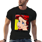 Disney The Little Mermaid Ariel But Daddy I Love Him Comic  Breathable T-Shirt