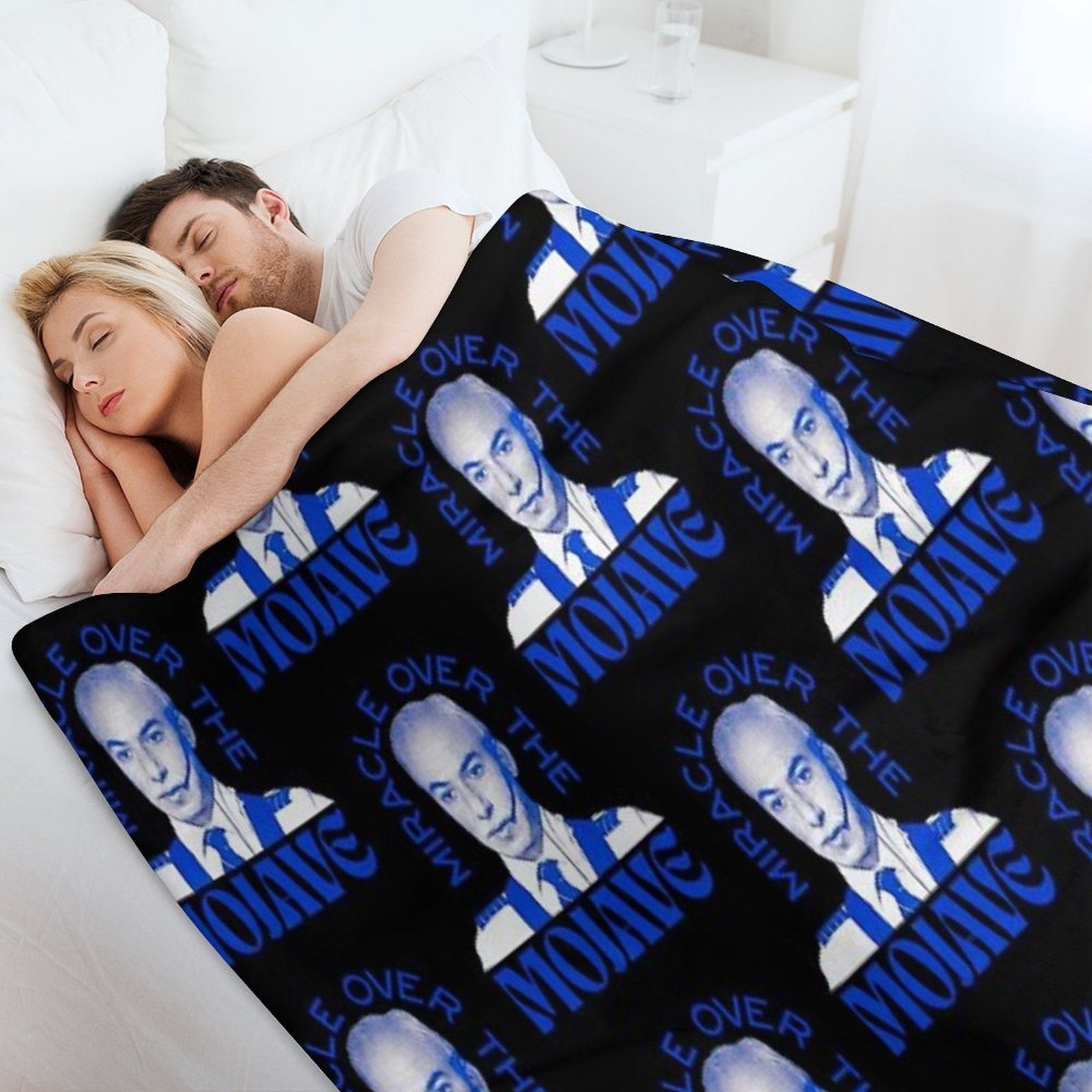 Miracle over The Mojave Nathan Sustainable Throw Blanket