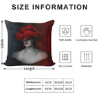 Black Forest Lady ART 2.0 Soft Skin-Friendly Throw Pillow