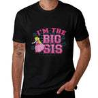 Super Mario Im The Big Sis Peach Pink Text Portrait Comfortable T-Shirt