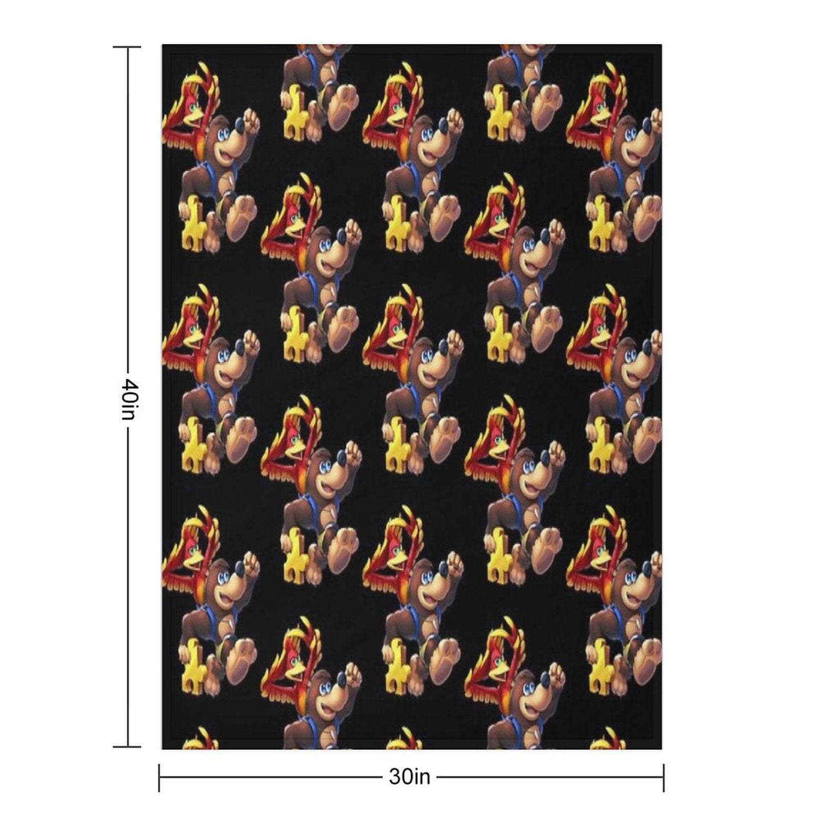 Banjo & Kazooie (Ultimate) Classic T-Shirt Eco-conscious Throw Blanket