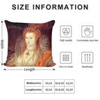 Elizabeth I Portrait Soft Easy Maintenance Throw Pillow