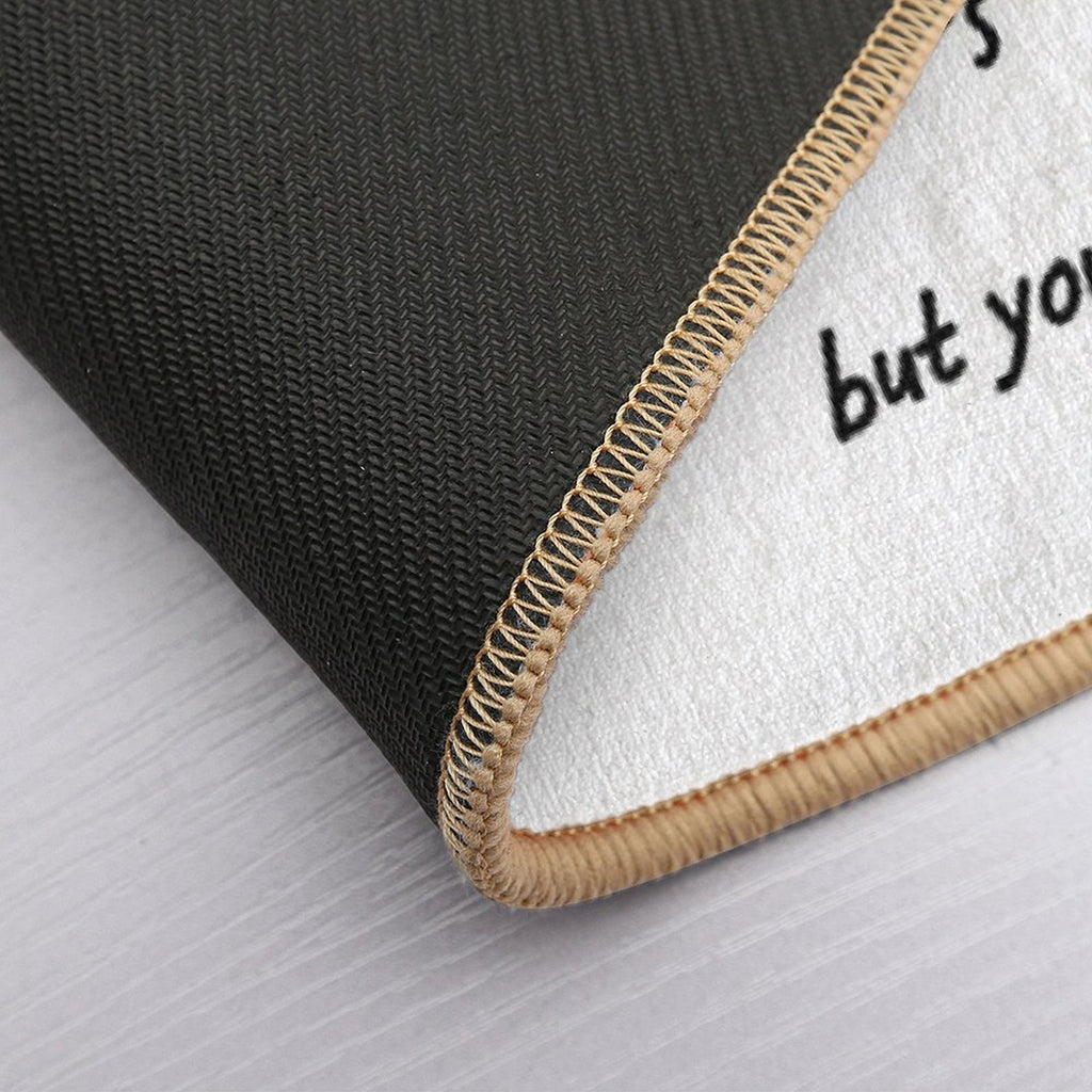 Healing Is Not Linear. Healing Is Hard Durable Bath Mat