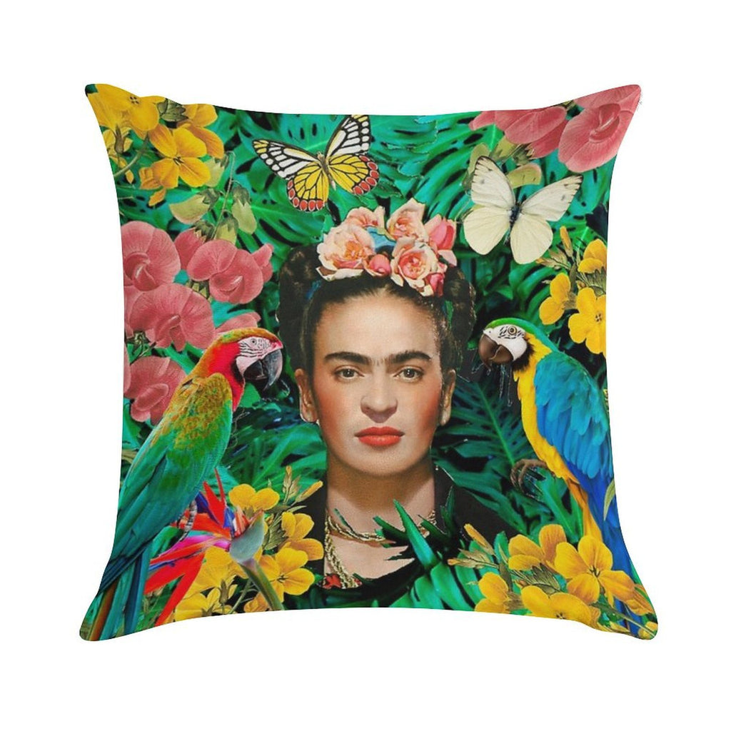 Frida Kahlo Into The Wild Soft High-Density Material Throw Pillow