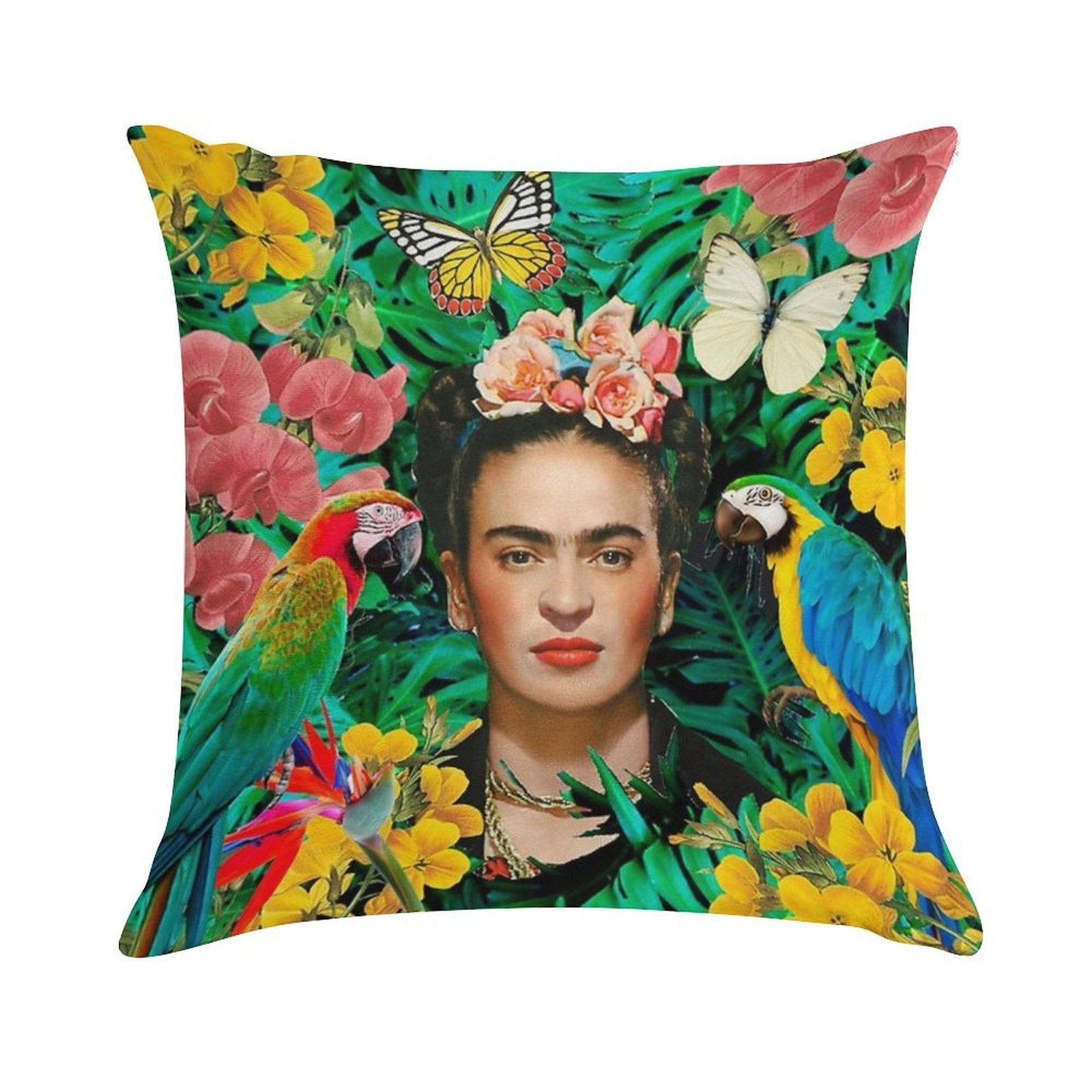 Frida Kahlo Into The Wild Soft High-Density Material Throw Pillow