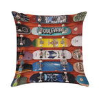 Skateboards Soft Bedroom Essential Throw Pillow