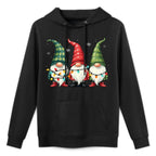 Christmas Gnomes With Festive Lights Winter Wonderland Shrink-Resistant Hoodie