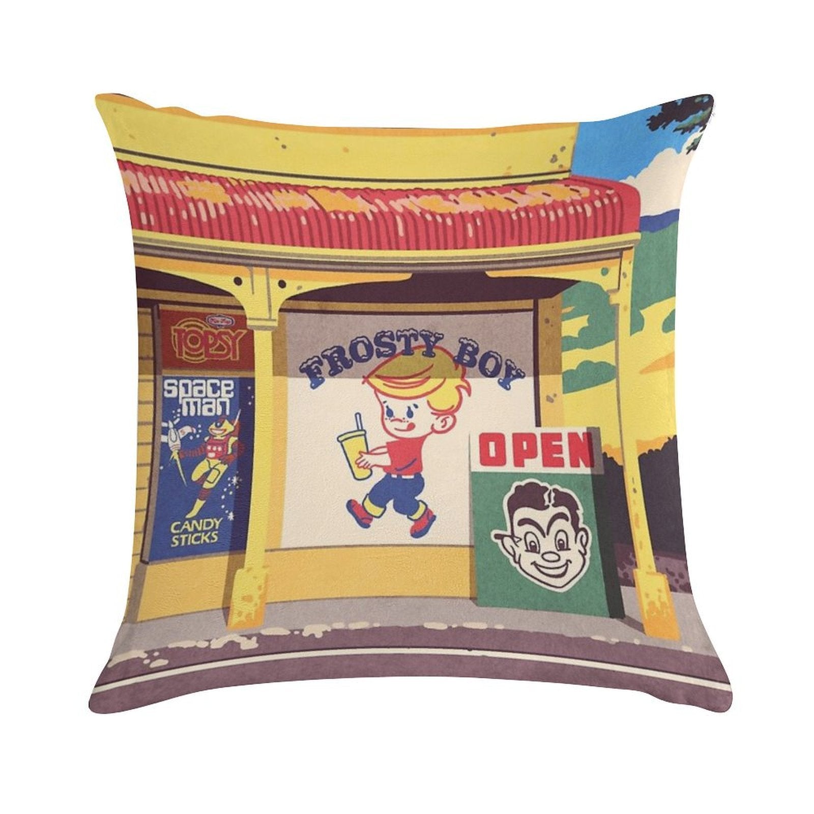 Shop, Bro Soft Anti-Pilling Throw Pillow