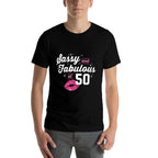 Fabulous at 50 Year Old Gifts 50th Birthday Chapter 50  Graphic-printed T-Shirt