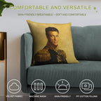 Jean-Claude Van Damme - Replaceface Soft Ultra-Soft Texture Throw Pillow