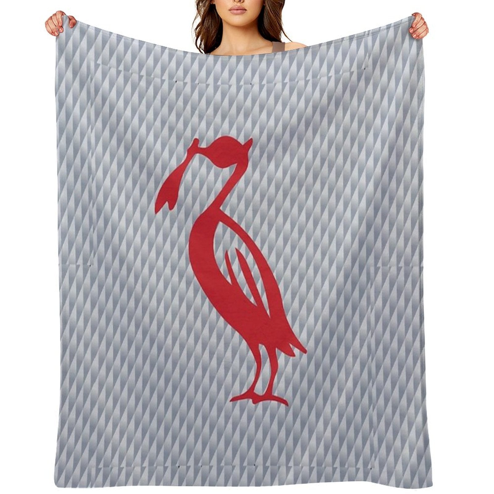 Retro Liverpool Compact Throw Blanket