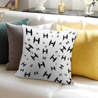 Tie Fighter Pattern Soft Gift Ready Throw Pillow