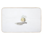 Knife Bee  Stain-Proof Bath Mat