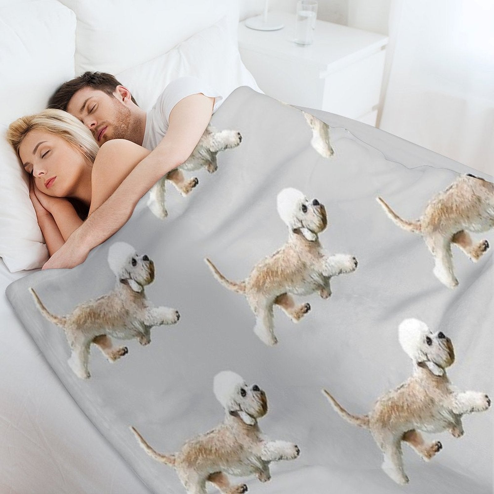 Dandie Dinmont Terrier Comfort Throw Blanket