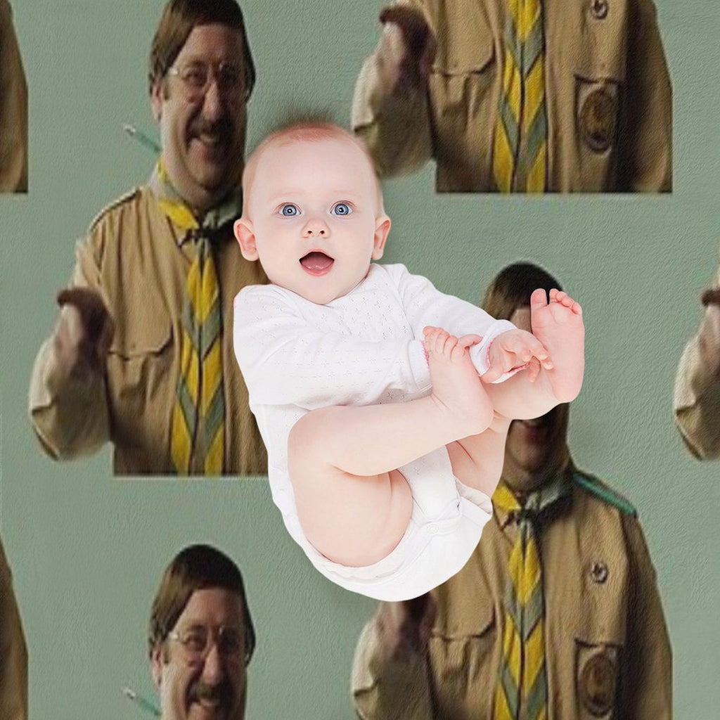 BBC Ghosts Pat Lightweight Throw Blanket