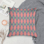 Howl's Argyle Soft Hidden Zipper Throw Pillow