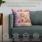 I Spent How Much Comic Pop Art Print Soft Multiple Sizes Throw Pillow