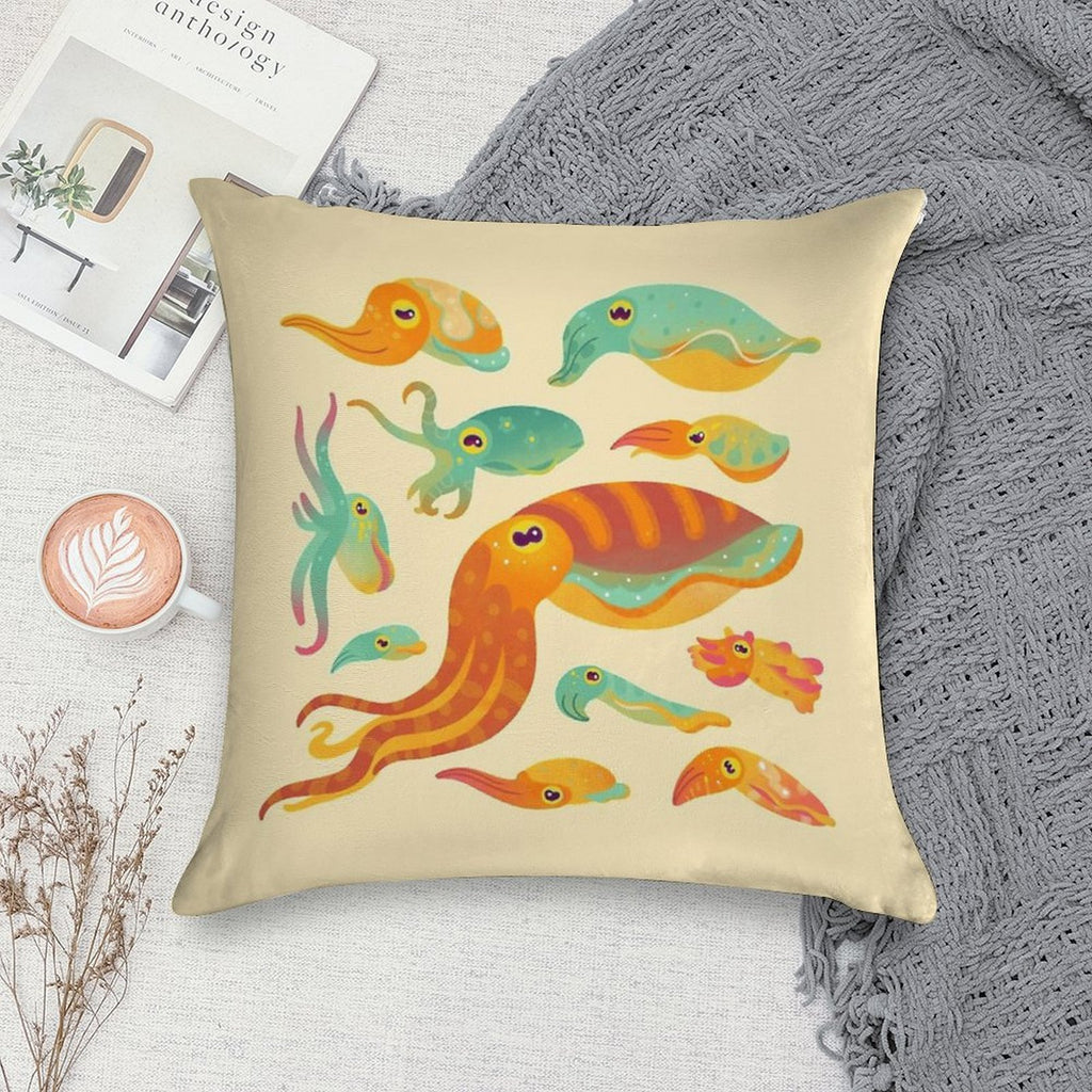Cuttlefish Soft Warmth Comfort Throw Pillow
