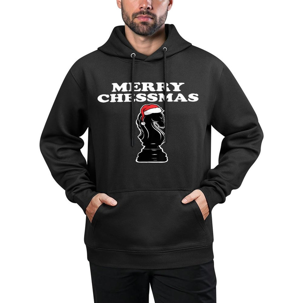 Merry Chessmas Funny Christmas Chess Durable Construction Hoodie