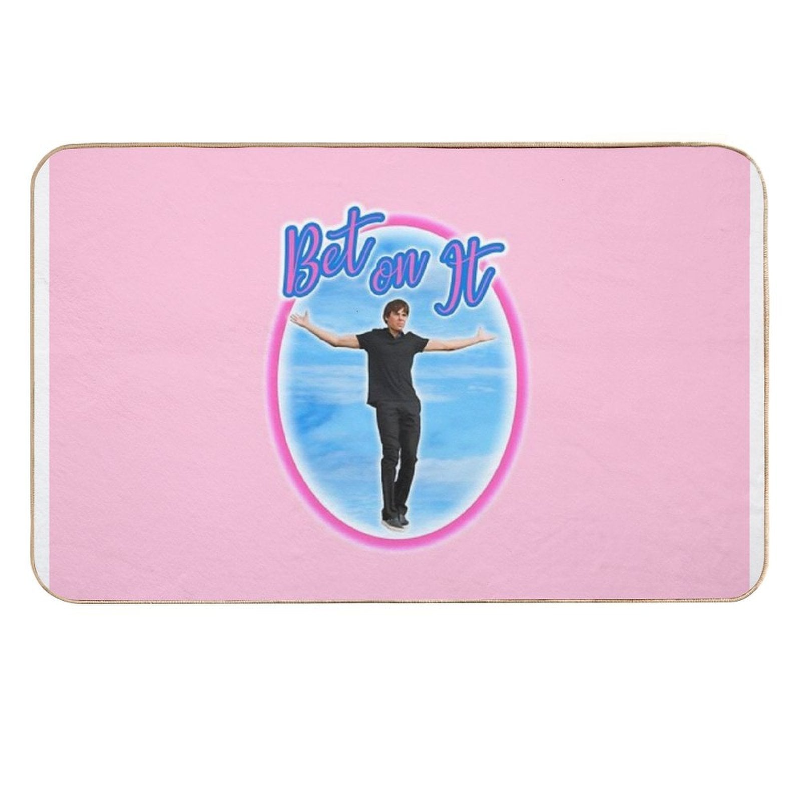 Bet on It Troy Bolton Zac Efron in High School Musical  Easy Maintenance Bath Mat