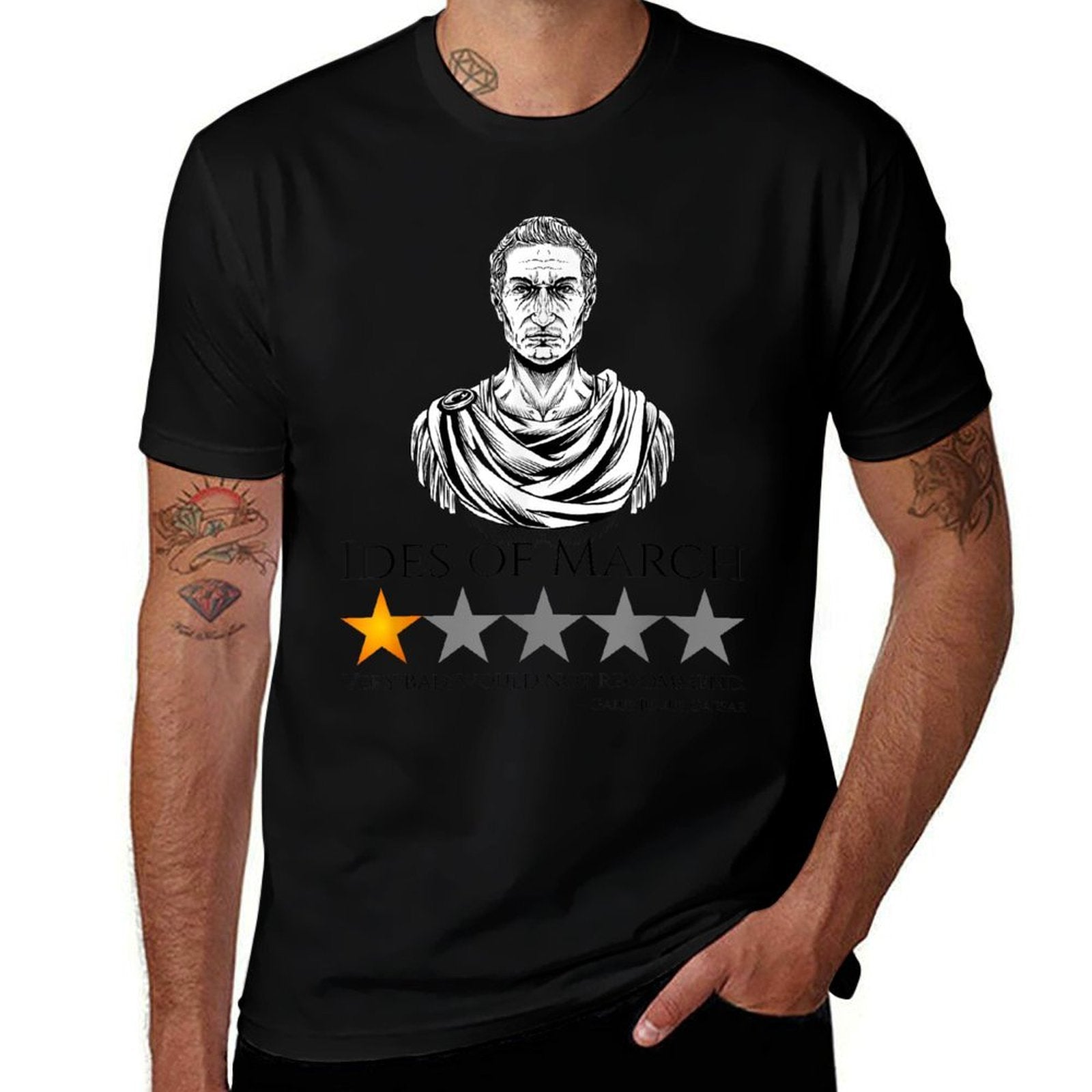 Gaius Julius Caesar - Ides Of March - Ancient Rome Meme  Wrinkle-resistant T-Shirt