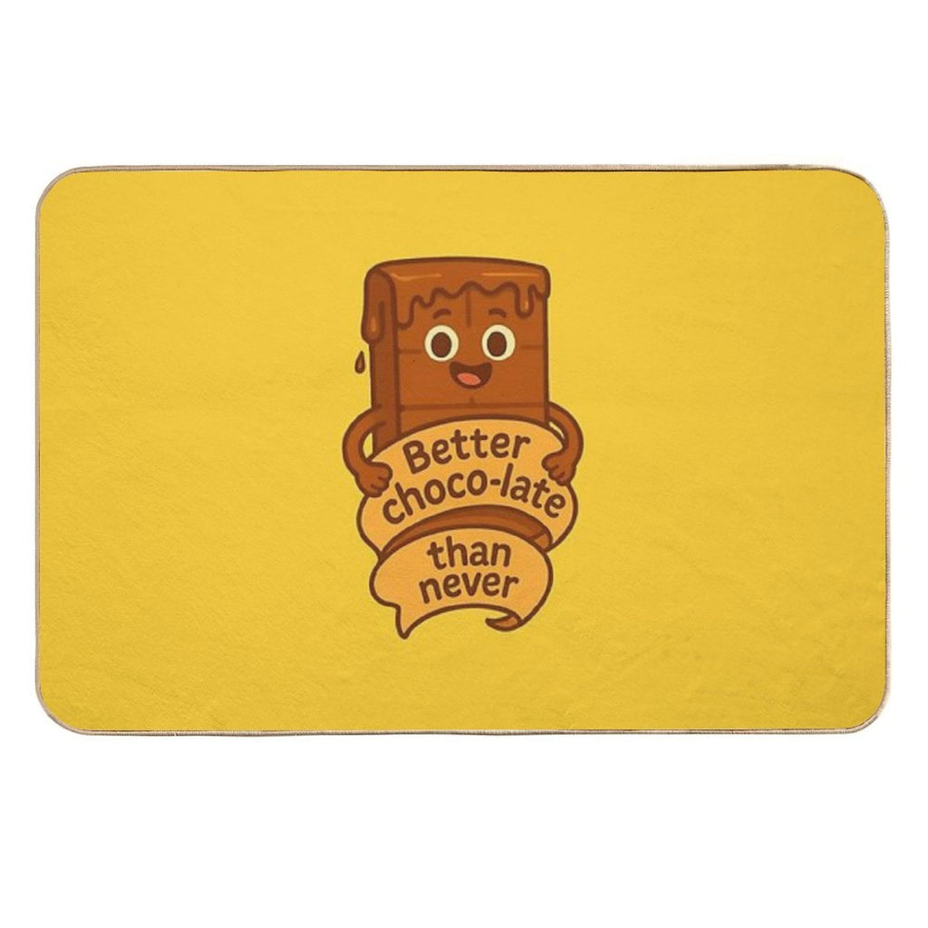 Better Choco‑late Than Never  Odorless Bath Mat