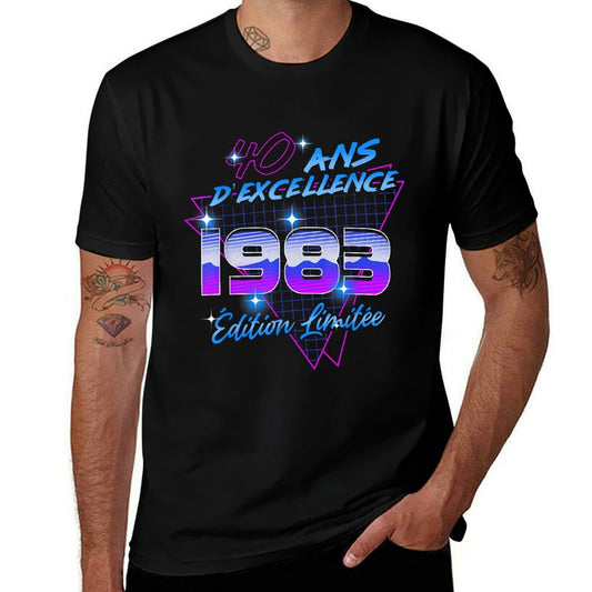 40th Anniversary Limited Edition 1983 40th Birthday  Eco-friendly Material T-Shirt