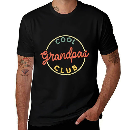 Vintage Cool Grandpas Club Retro Fathers Day Pocket Grandpa  Eco-friendly Material T-Shirt