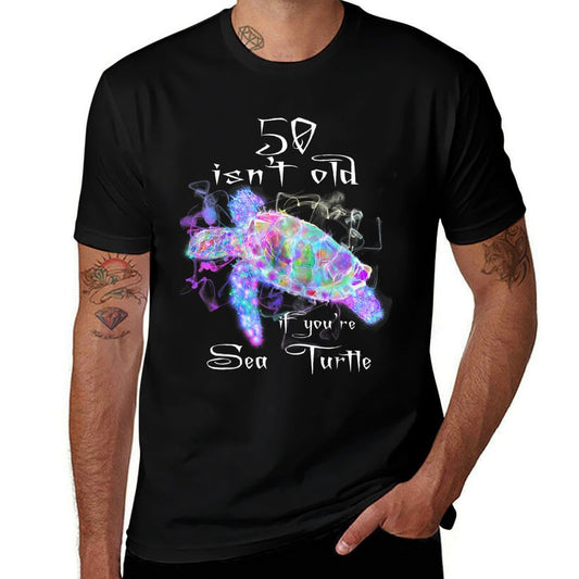 Turtle Birthday Funny 50th Birthday Shirt  Cotton T-Shirt