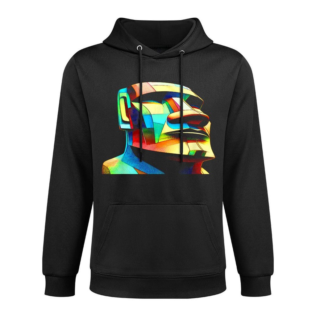 Historical The Moai Statue Easter Island Chile Christmas Relaxed Fit Hoodie