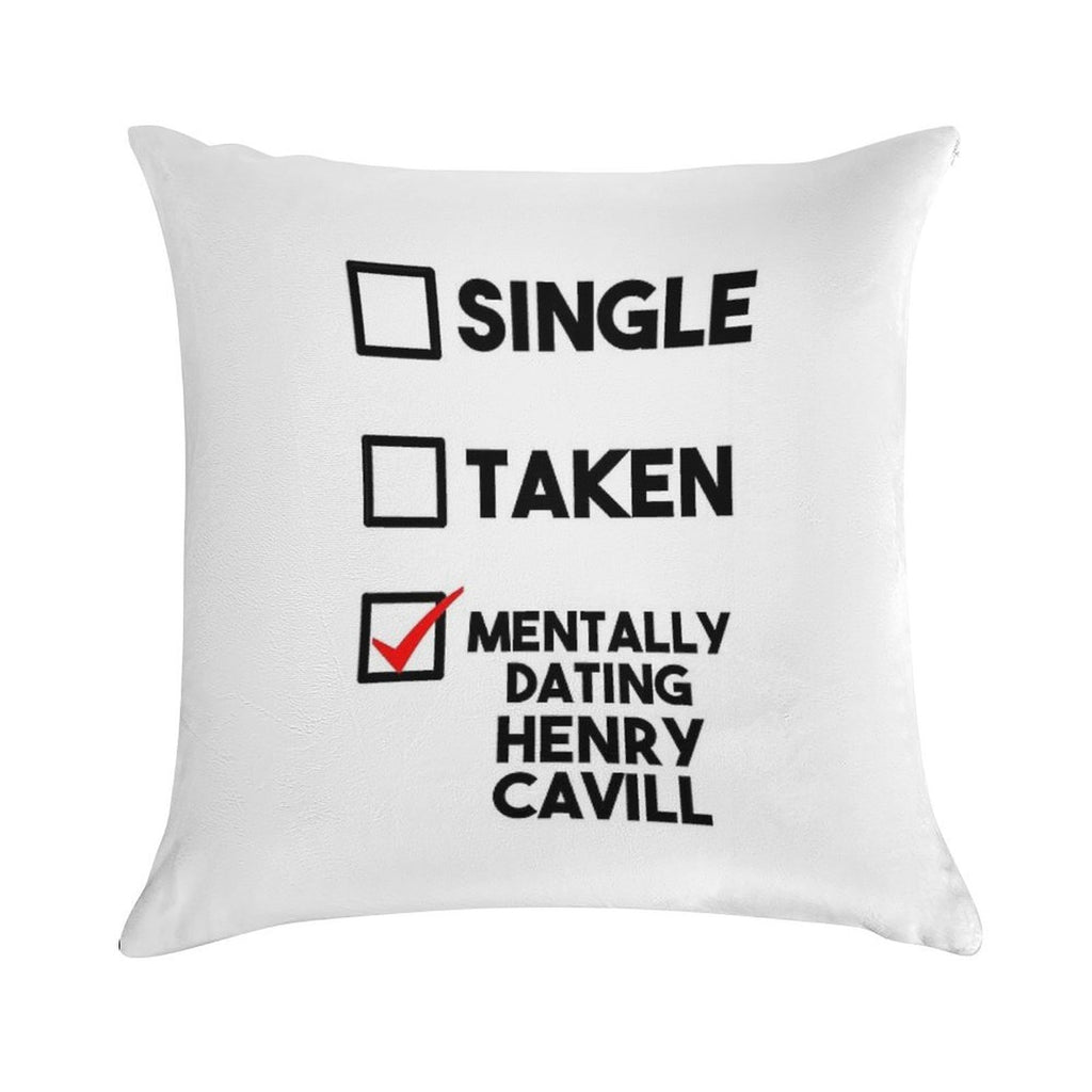 Henry Cavill Dating Soft Decorative Cover Throw Pillow